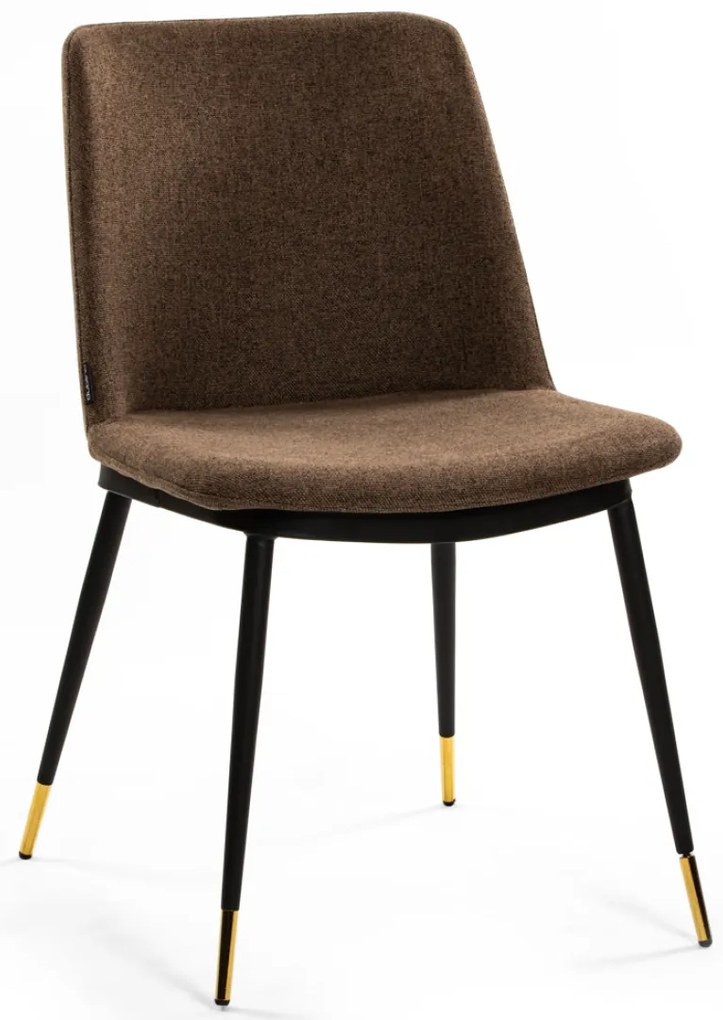 ROSSI DARK BROWN ČALÚNENÁ STOLIČKA brown