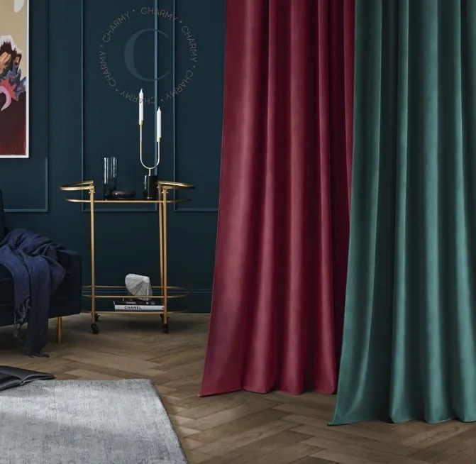 Biele elegantné interierové závesy 140 x 280 cm
