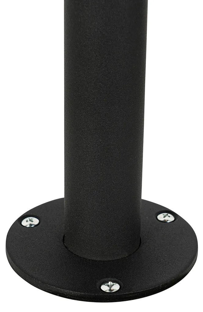 Moderný lampáš čierny s plastom 104 cm IP44 - Sfera