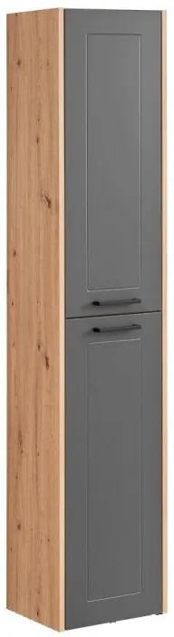 Kúpeľňová skrinka CMD MADERA GREY 800 graphite/artisan oak