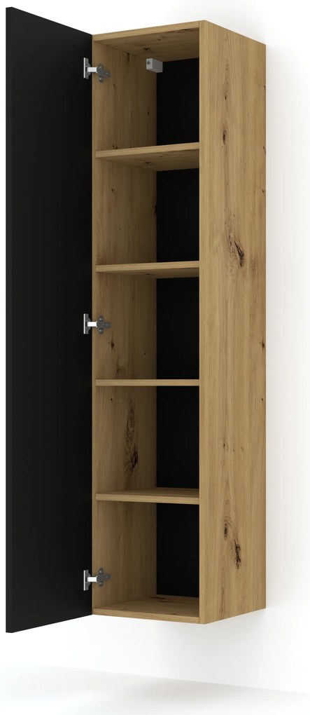 Skrinka Dual 150 (dub artisan + čierna). Akcia -21%. Vlastná spoľahlivá doprava až k Vám domov. 1124860