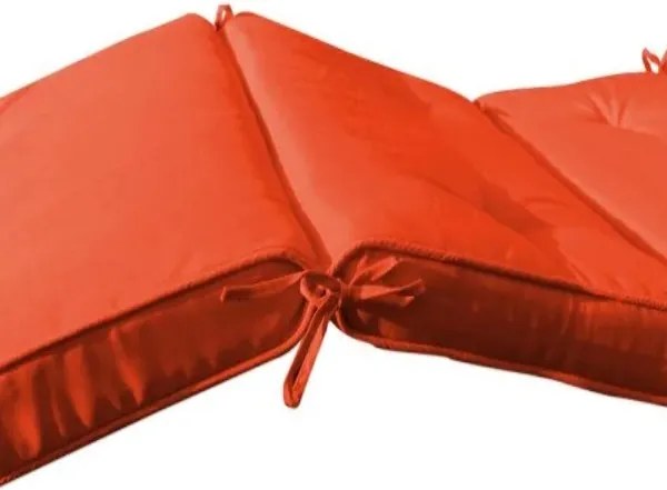 Polstr / podsedák na záhradné lehátko Tami - oranžový