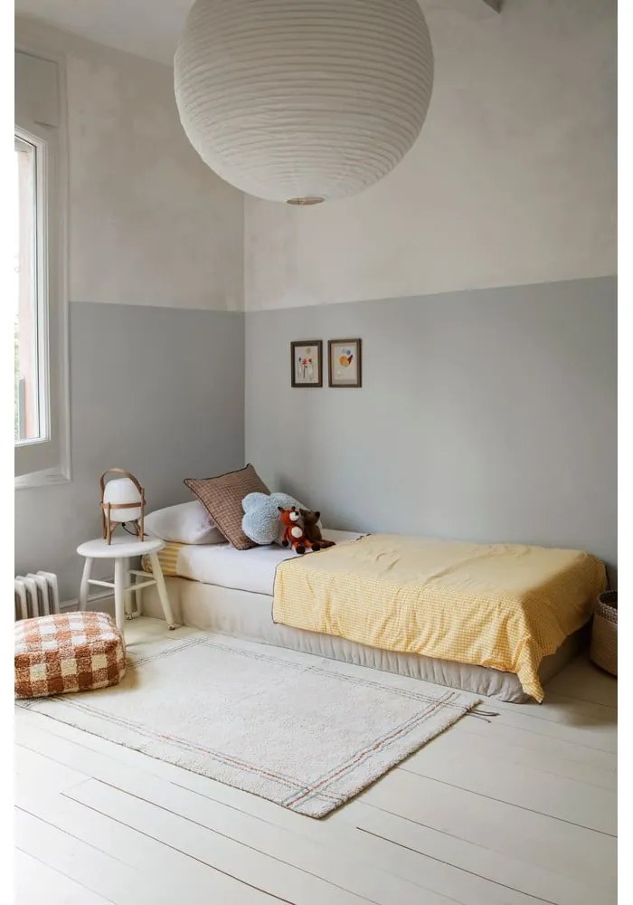 Krémový prateľný ručne tkaný bavlnený koberec 90x130 cm Cuisine Natural – Lorena Canals