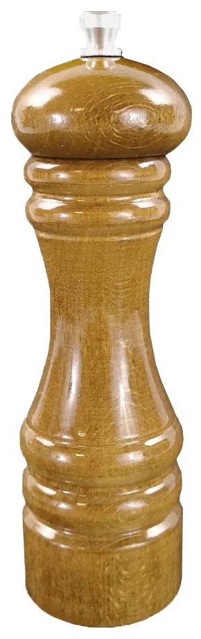 AMADEA Drevený mlynček na korenie tmavé drevo, 18 cm