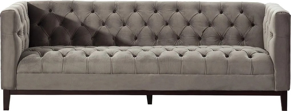 Pohovka Velvet Elite grey pre 3 osoby