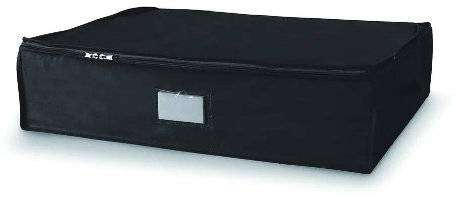 Čierny úložný box so zapínaním na zips Compactor Compress Pack, 145 l
