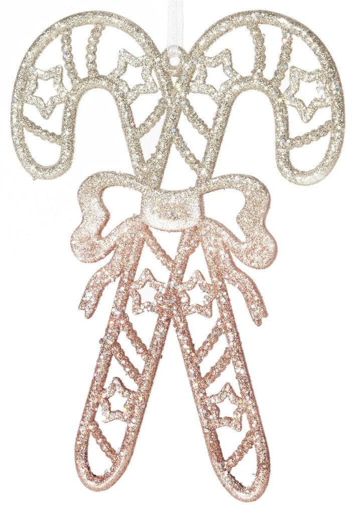 VIANOČNÁ DEKORÁCIA LOLLIPOP SADA 6KS 12X17 CM VIACFAREBNÁ