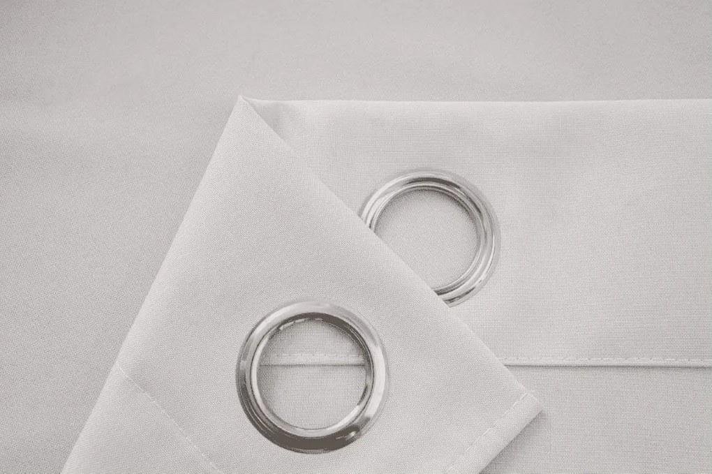 Záves OXFORD LIGHT 140x250 cm, biely Zavesenie: Riasiaca páska