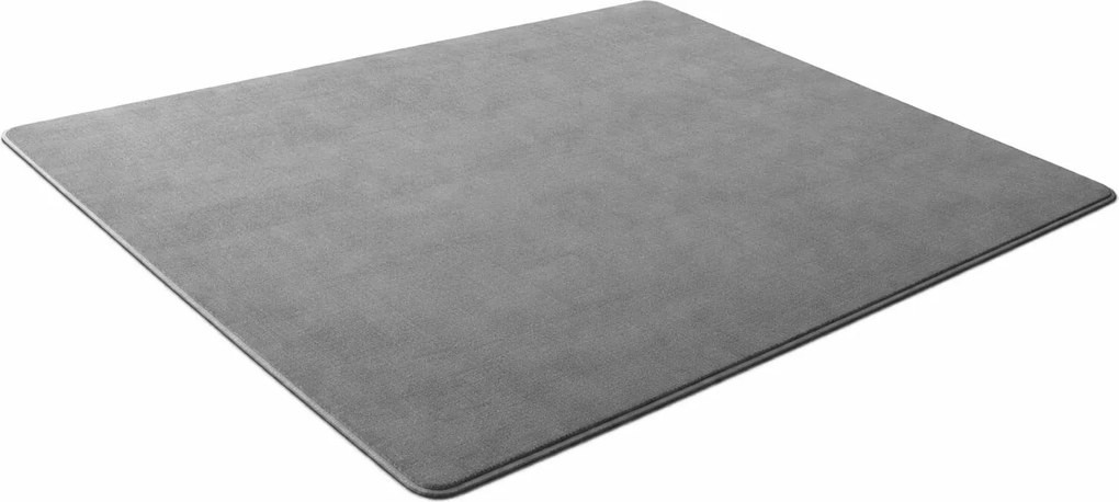 TZ Tmavosivý jednofarebný obdĺžnikový koberec Polar Rozmer: 200x300 cm