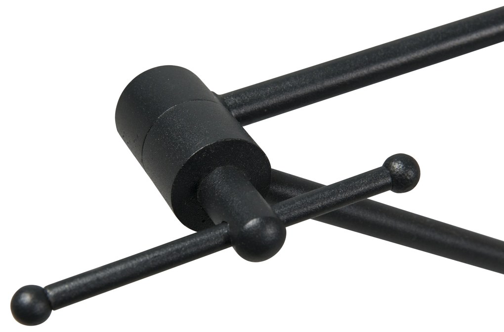 Moderné závesné svietidlo čierne bez tienidla - Blitz