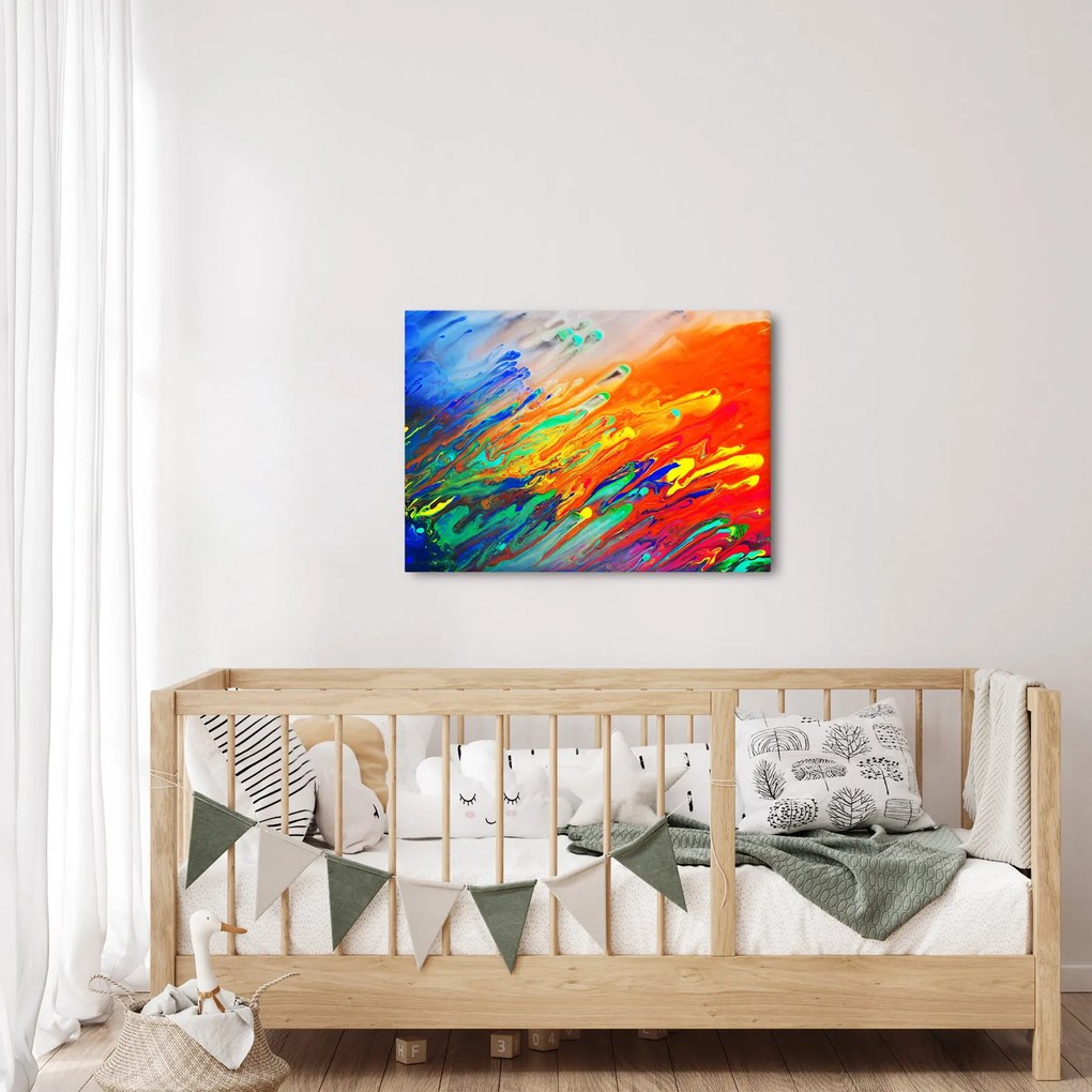 Obraz - Farebná abstrakcia (70x50 cm)