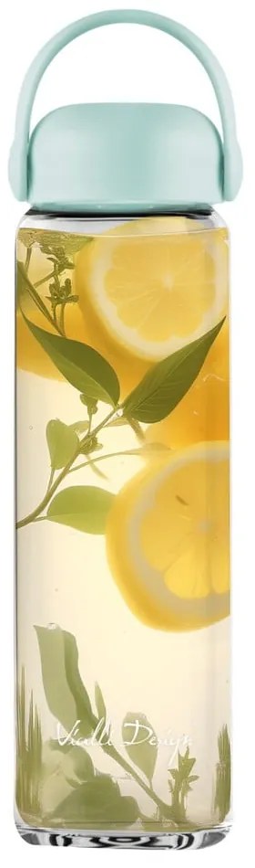 Sklenená fľaša v mentolovej farbe 540 ml Fuori – Vialli Design