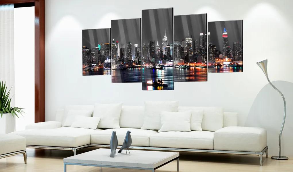 Artgeist Obraz na akrylátovom skle - Grey Sky [Glass] Veľkosť: 100x50