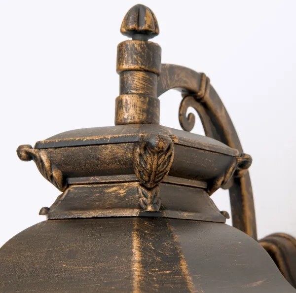 Orion - Vonkajšie nástenné svietidlo AIKO 1xE27/60W/230V IP23 bronz/patina