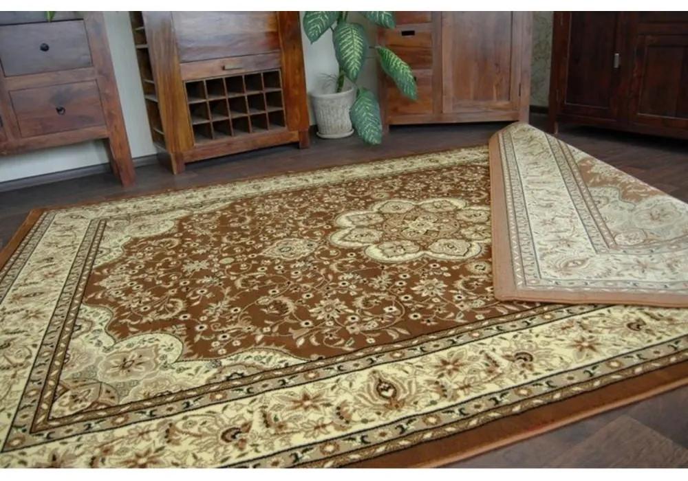 Kusový koberec Agas hnedý 100x200cm