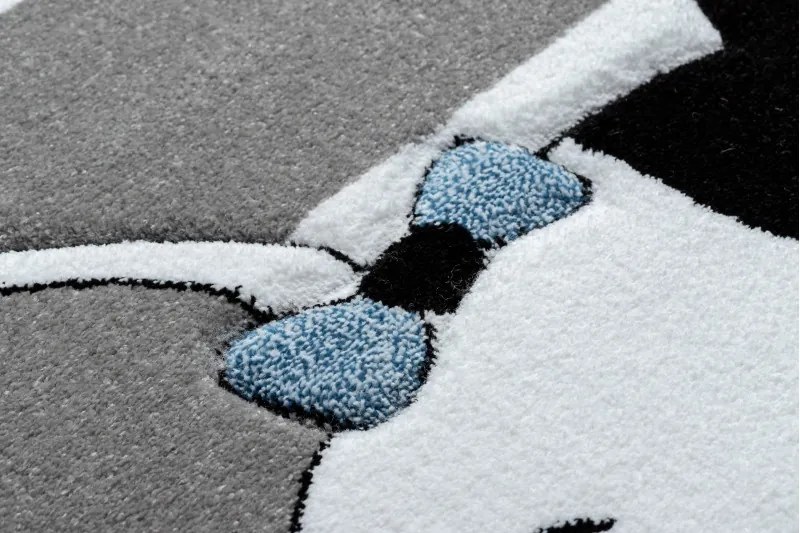 Detský kusový koberec Petit Bulldog grey, 180x270, šedá, detská izba, Dywany Łuszczów