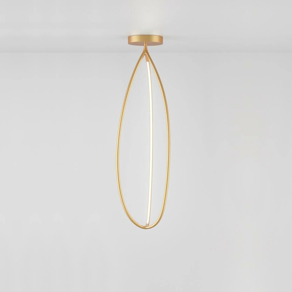 Stropné svietidlo Artemide Arrival 130 mosadz Bluetooth stmievateľné 48W 3000K