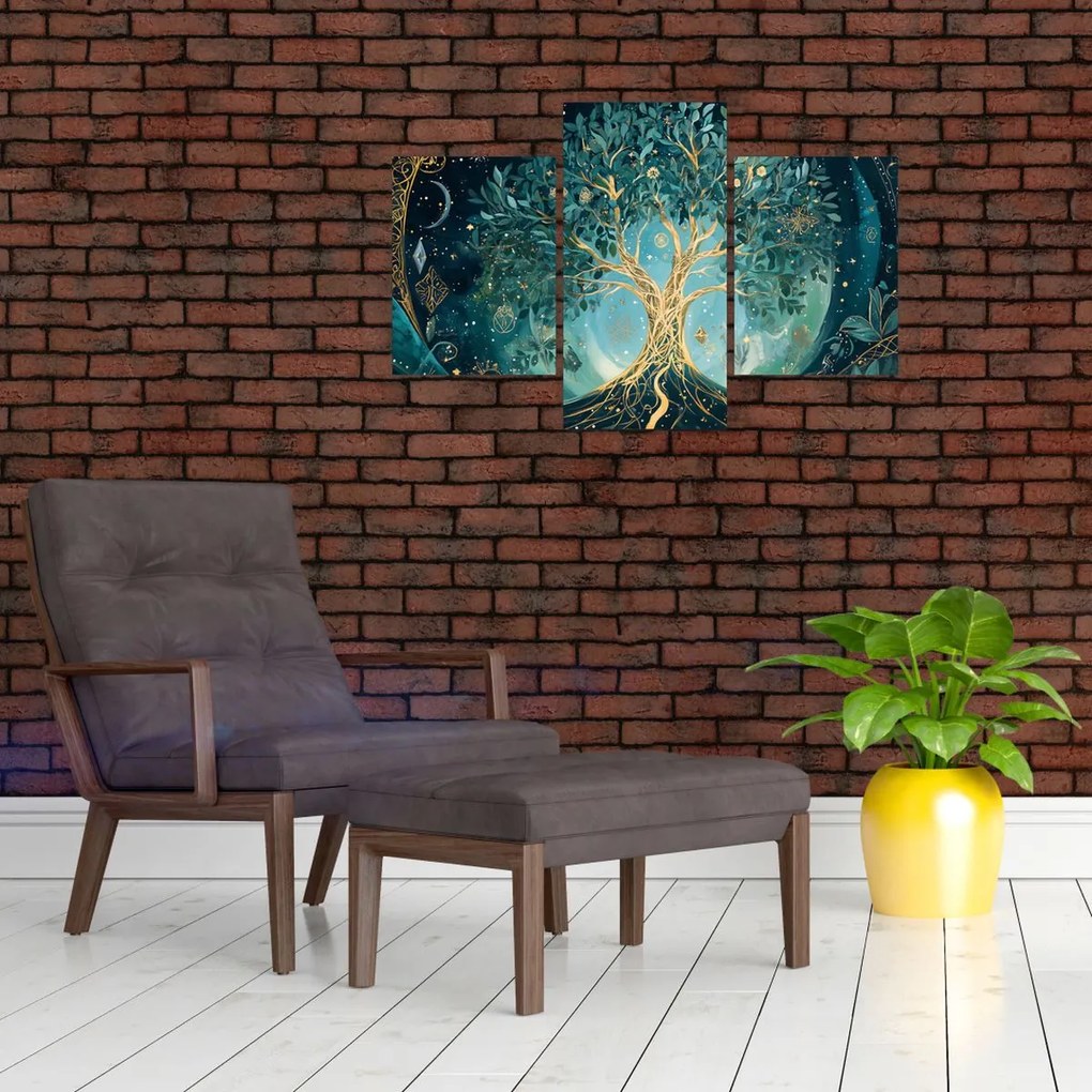 Obraz – Strom života vo vesmíre (90x60 cm)