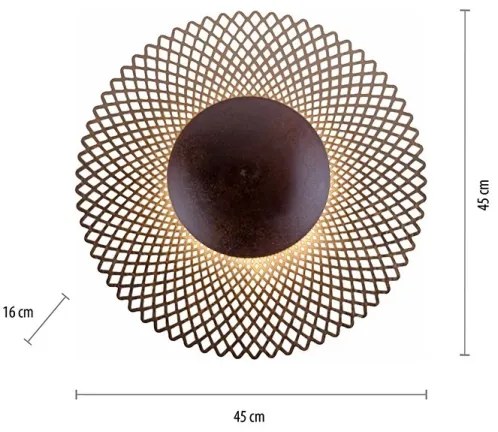 Paul Neuhaus 6551-48 - LED Stmievateľné stropné svietidlo NEVIS LED/18W/230V