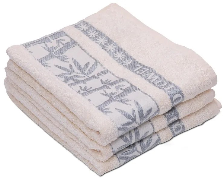 Bambusový uterák BAMBOO krémový