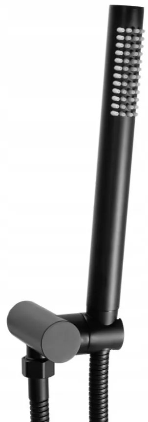 Rea Lungo Miler, podomietkový sprchový set s hornou dažďovou hlavicou, čierna matná, REA-P6713
