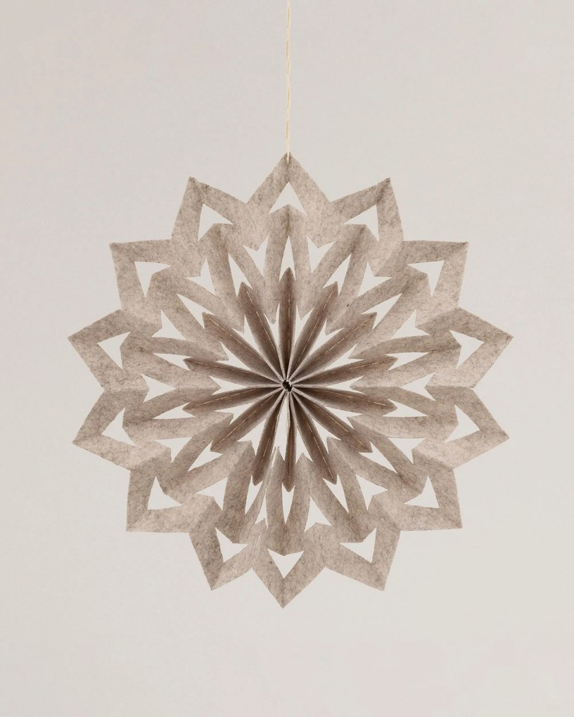 Vianočná výzdoba Nivalis II beige 40 cm