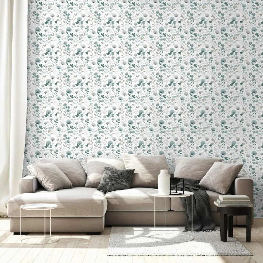 Tapeta jemné kvetinové vetvičky