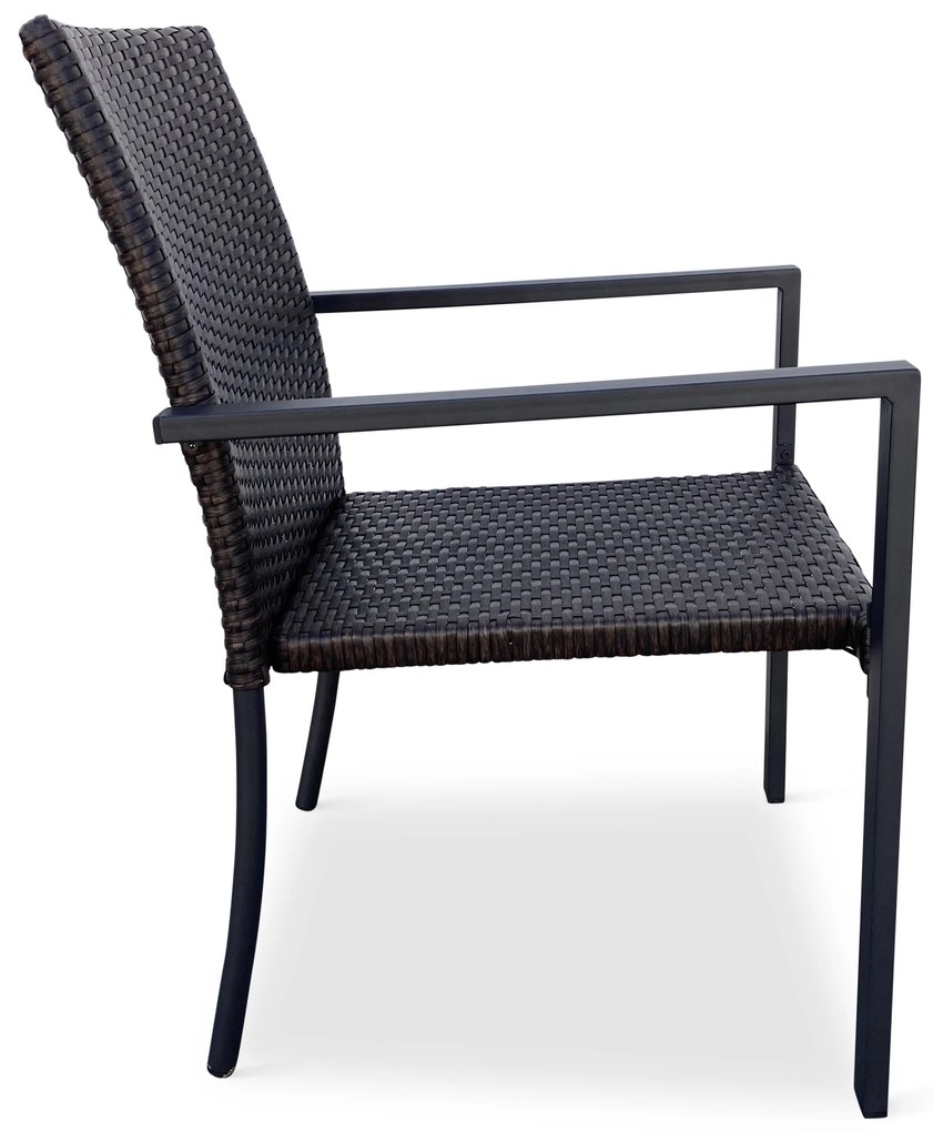 Záhradný jedálenský set Viking XL + 6x ratanová stolička Wicker Pat