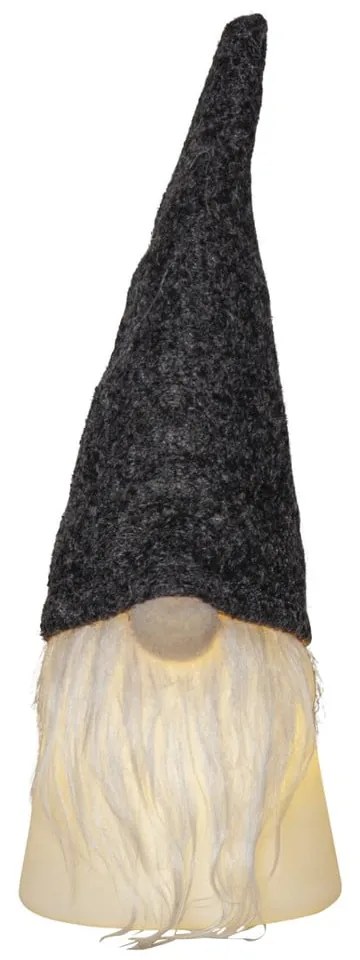 Bielo-čierna svetelná dekorácia s vianočným motívom ø 6,5 cm Joylight – Star Trading