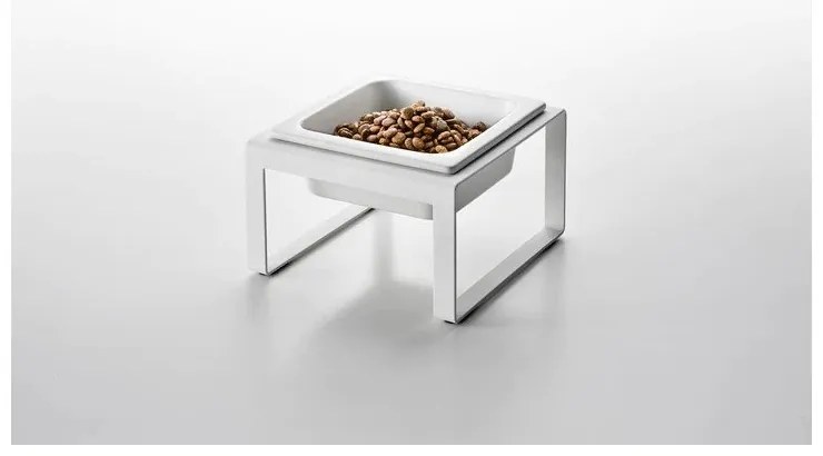 Keramická miska s podstavcom pre domáceho maznáčika Tower – YAMAZAKI