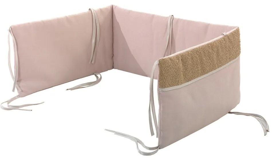 Svetlohnedý mantinel do postieľky 180 cm Forrest – Vipack