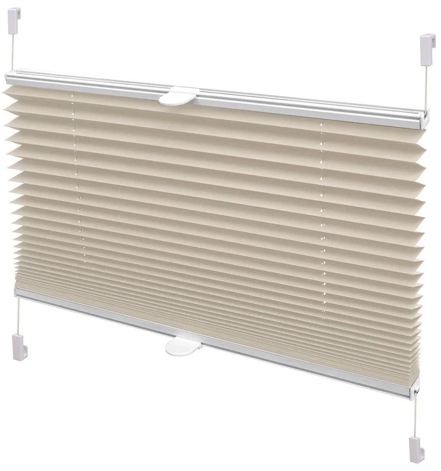Béžová roleta 42,5x150 cm Plisé Verona – Gardinia