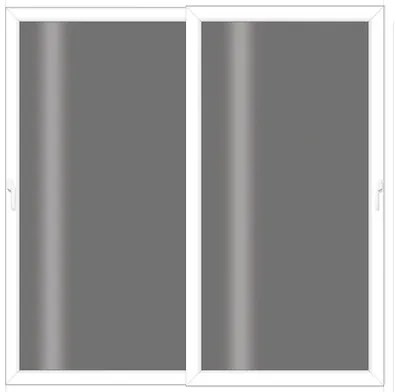 Dvere posuvné plastové 180 x 200 cm