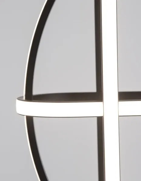 LED luster Arte 52 čierne