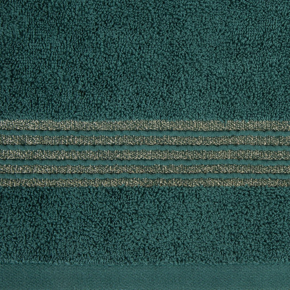 BAVLNENÝ UTERÁK LILA 50X90 CM TMAVOZELENÁ