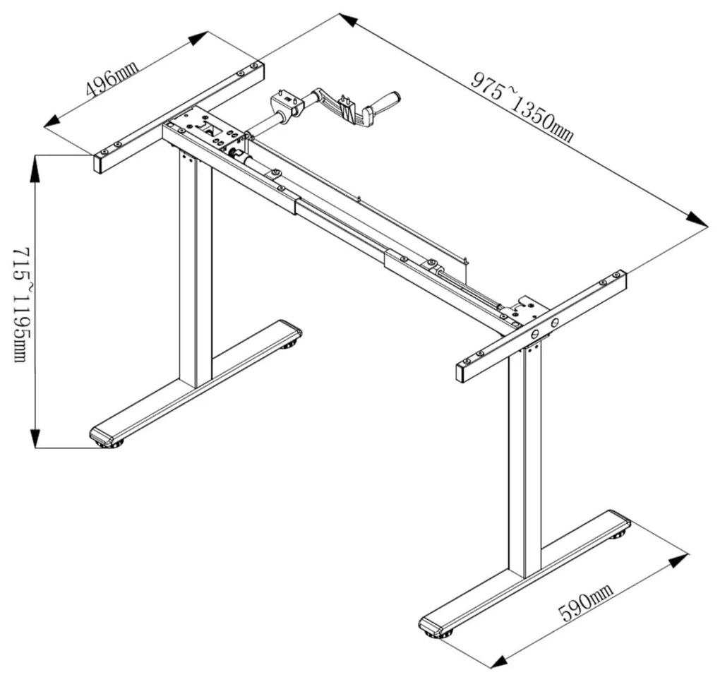 Liftor Entry, šedý výškovo nastaviteľný polohovateľný stôl