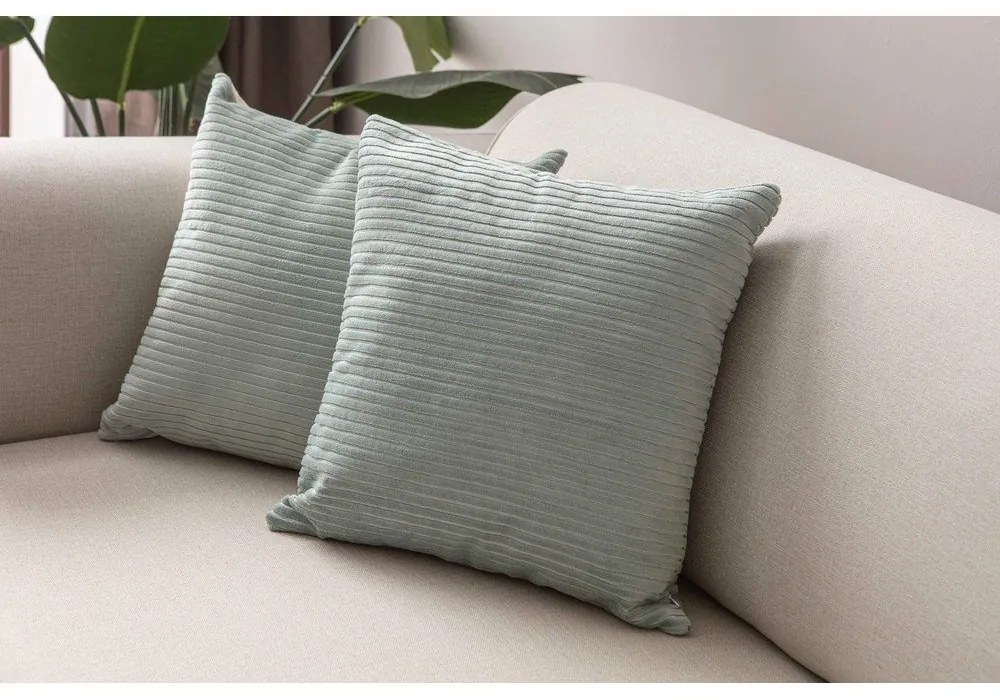 Menčestrové obliečky na vankúše v súprave 2 ks 43x43 cm – Mioli Decor