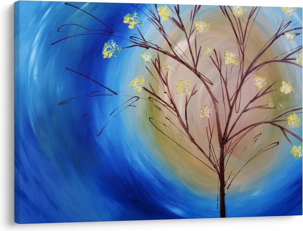 Obraz - Strom zakrývajúci slnko (70x50 cm)