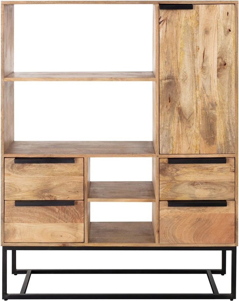 Knižnica Orm 110x35x142cm