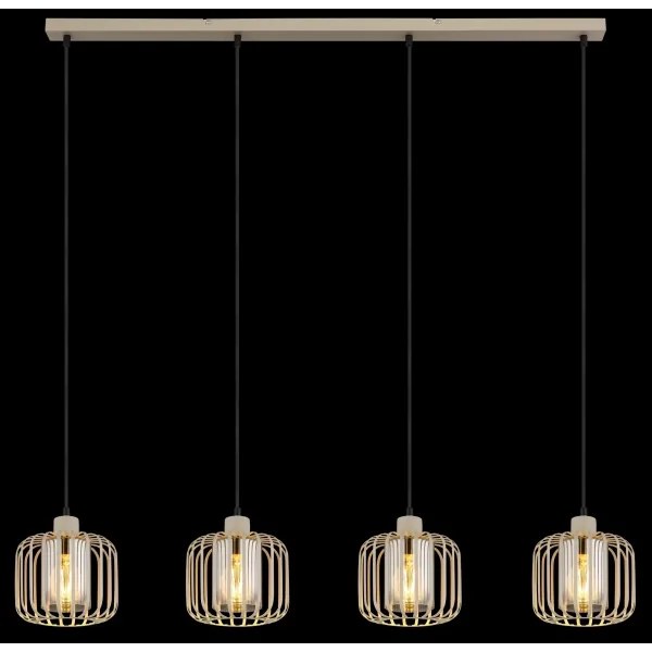 Globo 15758-4H - Luster na lankách ALFRED 4xE27/40W/230V