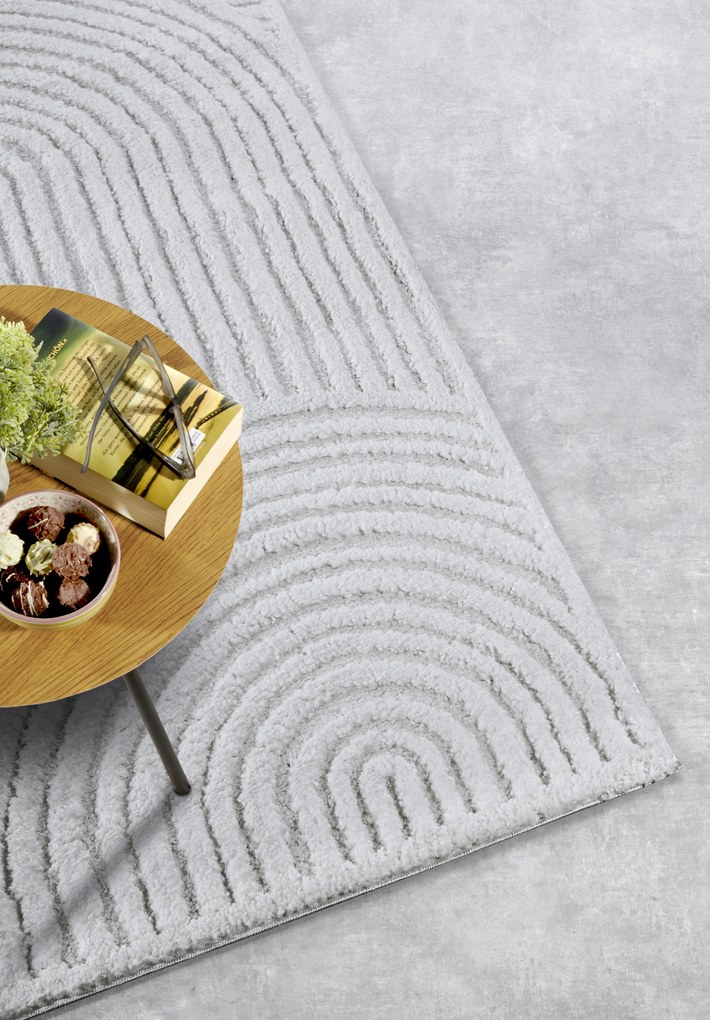 ELLE Decoration, Kusový koberec Gallery 106092 Cream z kolekcie Elle, 200x280, biela, obývacia izba