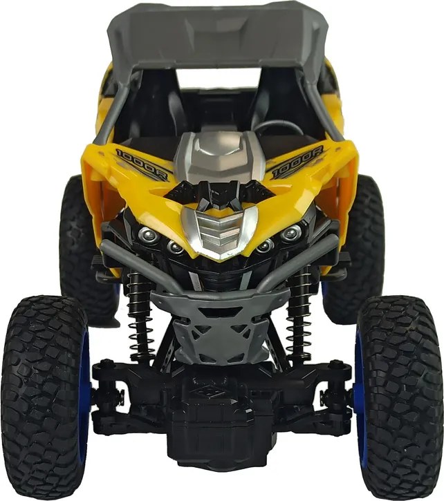 LEAN Toys Terénne auto Off-Road s diaľkovým ovládaním 2,4 GHz v mierke 1:16, žlté