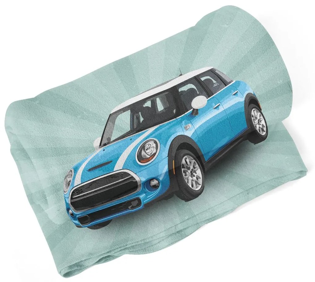 Sablio Deka Mini sedan Zelené pozadie - 150x120 cm
