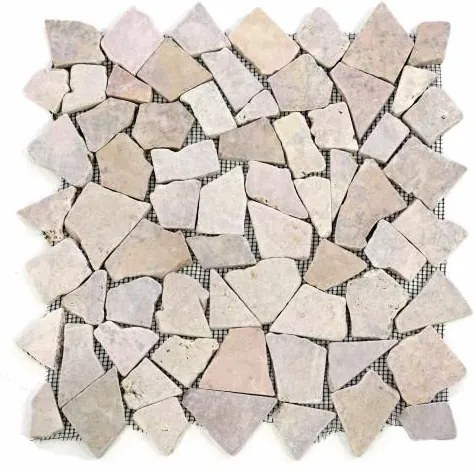 Mramorová mozaika Garth- ružová – obklady 1 ks