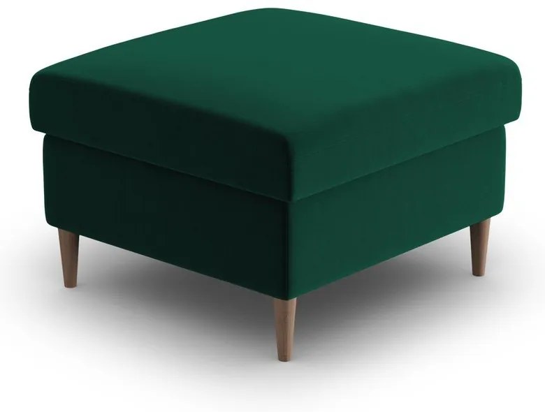 Zelená zamatová podnožka Kyoto – Cosmopolitan Design
