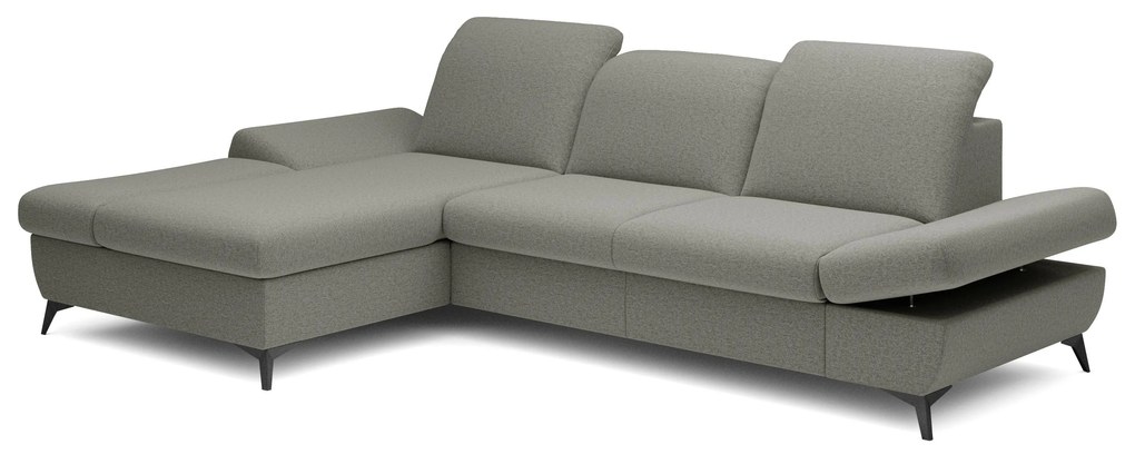 Rohová sedacia súprava Harpie (sivá) (L). Akcia -10%. Vlastná spoľahlivá doprava až k Vám domov. 1097976