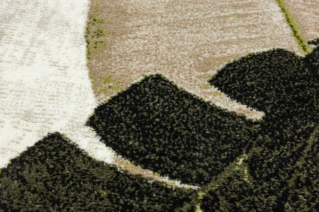 Koberec CLARA 02777A krémový / zelený