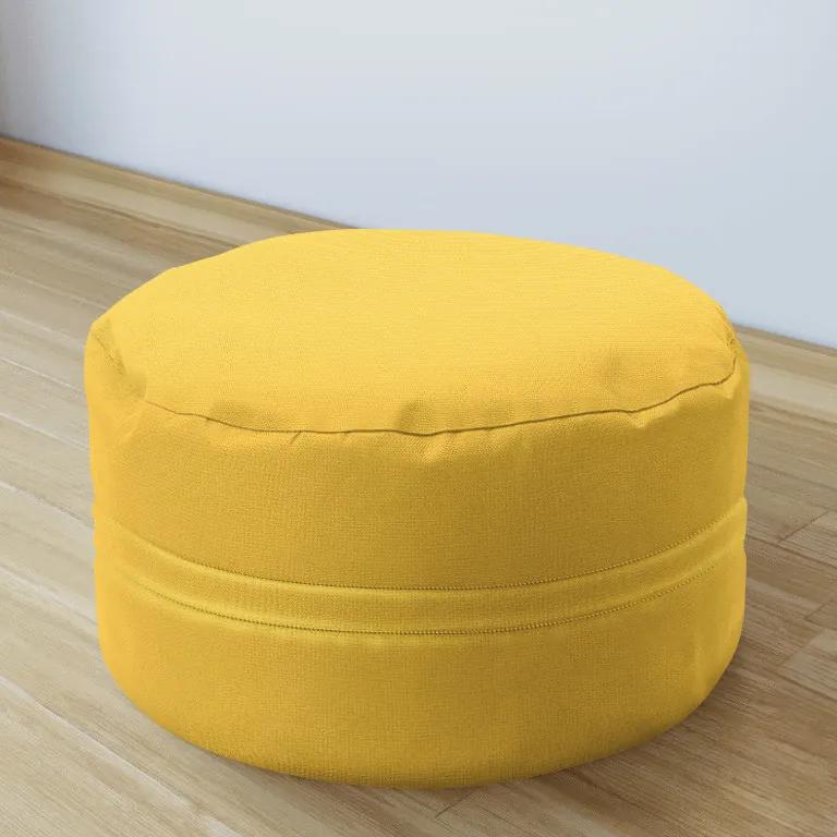 Goldea sedacie bobek 50x20cm - loneta - sýto žltý 50 x 20 cm