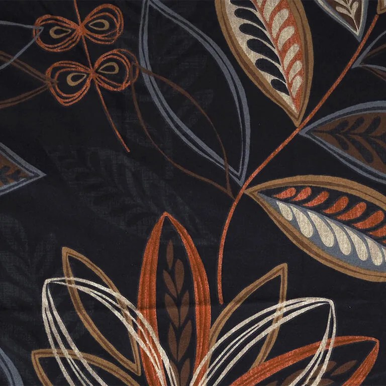 Flanelové posteľné obliečky NOČNÉ LISTY