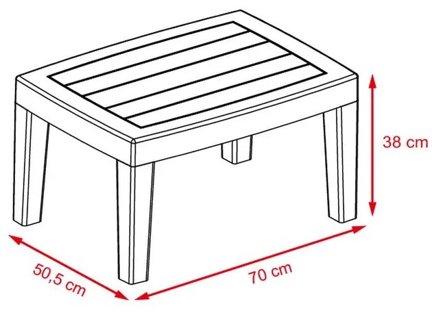 Veľký ratanový set Avenberg MELFI - hnedý ratan